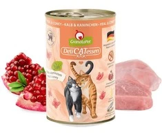 GRANATAPET DeliCATessen Veal and coney – šlapias kačių maistas – 400g