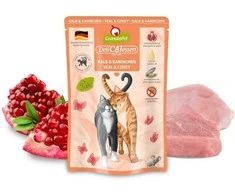 GranataPet DeliCATessen Veal and coney – šlapias kačių maistas – 85g