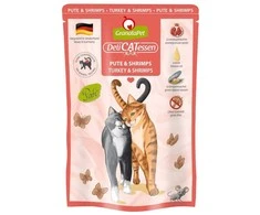 Fox4Pets Kačių Maistas - GRANATAPET DeliCATessen Turkija ir Krevetės Drėgnas Maistas 85g