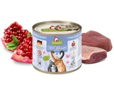 Fox4Pets Kačių Maistas - GRANATAPET DeliCATessen Tunų ir Antienos Drėgnas Maistas 200g