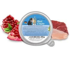 Fox4Pets Kačių Maistas - GRANATAPET Filet á la carte Arklys su Vištiena Šlapias 85g