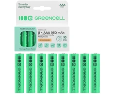 Green Cell Akumulatorki paluszki 8xaaa hr03 950mah