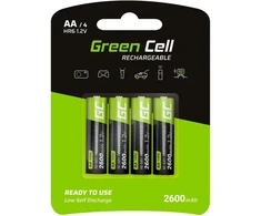 Green Cell Baterijos, 4x aa r6 2600mah