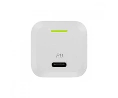 Green Cell Žalias Cell USB-C įkroviklis GAN GC Powergan 33W PD 3.0 QC 3.0 USB-C Baltas