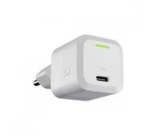 Green Cell Žalias Cell USB-C įkroviklis GAN GC Powergan 33W PD 3.0 QC 3.0 USB-C Baltas