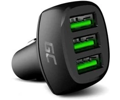 Green Cell Powerride automobilinis įkroviklis 54W 3xUSB 18W su Ultra Charge