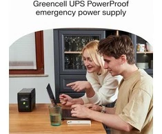 Green Cell Žalias Cell Greencell UPS atsarginis maitinimo šaltinis 650 VA 360 W PowerProof su LCD ekranu