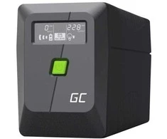 Green Cell Žalias Cell Avarinis maitinimo šaltinis (UPS) Greencell 850VA 480W PowerProof su LCD ekranu