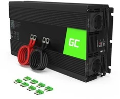 Green Cell „Žalias Cell Inv24“ keitiklis 24–230 V, 1500 W / 3000 W, modifikuotas sinusoidės generatorius
