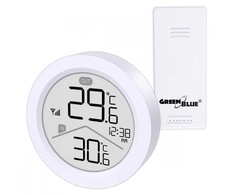 GreenBlue Belaidė meteorologinė stotelė gb162, temperatūros matavimas įėjime/išvykime, laikrodis, veikimo nuotolis iki 60 m