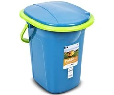 GreenBlue Toaleta turystyczna gb320bl jūros spalvos-limonka