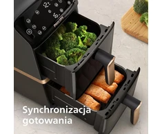 Karšto oro gruzdintuvė Philips 4000 ser. „Airfryer“ su 2 krepšeliais, 2750 W