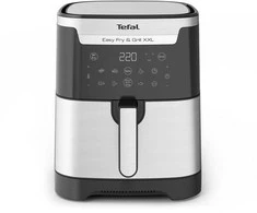 Karšto oro gruzdintuvė Tefal Easy Fry &amp; Grill XXL EY801D15, Sidabrinės/ Juodos spalvos