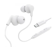 Ausinės Hama Skirtas garbanotiems plaukams USB-C balta
