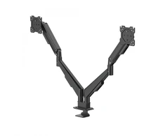 Hama 220907 monitoriaus laikiklis su dujine spyruokle, 2 rankenos, 13" - 35", juoda