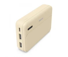 Hama Power Pack Pocket 10 10000 mAh 2X USB-A smėlio