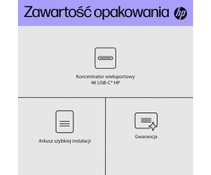 Hewlett Packard (HP) Hp 4k usb-c multiport hub (eu)
