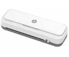 Hewlett Packard (HP) Hp laminator onelam 400 a3, na zimno/gorąco, zintegrowany trymer, zaokrąglacz rogów, prędkość 40cm/min + 15 folii: 3xa4, 4xa5, 4xa6, 4xb-card, balta