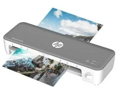 Hewlett Packard (HP) HP laminatorius Onelam 270, A4, karšto veikimo + 5 vokai: A4/80 mik., pilkas
