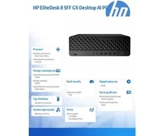 Stacionarus kompiuteris Hewlett Packard (HP) HP EliteDesk 8 SFF G1i Ultra 7 265 16GB DDR5 5600 SSD 1TB Arc W11Pro 3Y OnSite