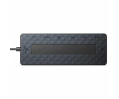 Hewlett Packard (HP) HP universalus USB-C kelių prievadų kelioninis šakotuvas 65 W – 2 x USB 3.2, 2 x USB-C, 1 x DP, 1 x HDMI, 1 x RJ-45, 1 metai
