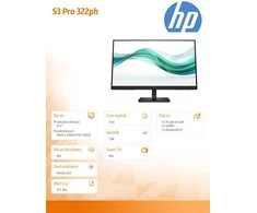 Monitorius HP Series 3 Pro 322ph - 100Hz | Full HD | IPS | 21,45''