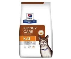Hill's prescription diet feline k/d kidney care - sausas maistas dla kotów su chorobami nerek - 3kg