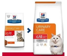 Hill's prescription diet urinary care feline c/d multicare stress vištiena - sausas maistas katei - 8kg