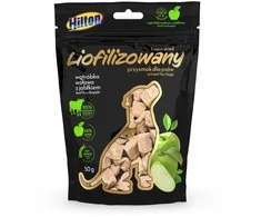 Hilton liofilizowany skanėstas su wątróbką wołową i jabłkiem šuniui 50g