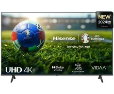 „Hisense UHD“ išmanusis televizorius | 55A6N | 55" | Išmanusis televizorius | VIDAA OS | UHD | Juodas