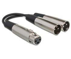 Hosa - Kabelis typu Y XLRf - 2 x XLRm