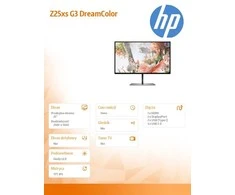 Hewlett Packard (HP) Monitorius - HP Z25xs G3 QHD USB-C DreamColor Ekranas