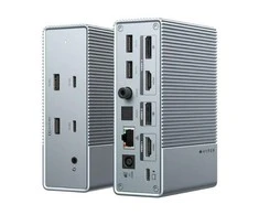 Hiper | HyperDrive Universal GEN2 15-in-1 USB-C triguba vaizdo prijungimo stotis, skirta įrenginiams su MST | Ethernet LAN (RJ-45) jungtys 1 | DisplayPorts kiekis 2 | HDMI jungtys 2 kiekis