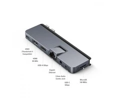 Targus Hiper | HyperDrive DUO PRO 7-in-2 USB-C šakotuvas, skirtas MacBook Air / Pro 2016-2020 | Ethernet LAN (RJ-45) jungtys 1 | HDMI jungtys kiekis 1