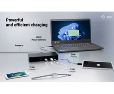 I-tec Universal Intelligent Dual Ekranas Dock PD100W