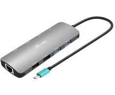 I-tec Docking station usb-c metal nano 2x hdmi ekranas + maitinimo tiekimas 100w