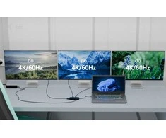 I-tec Doko stotelė usb-c triple 4k hdmi video adapter power delivery 100w