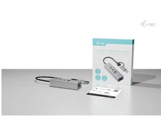I-tec Hub metalowy usb-c/usb-a 3 2x usb-c/1x usb-a / 2.5glan