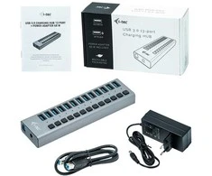 I-tec USB3.0 šakotuvas su įkrovimu, 13 prievadų, 60w maitinimo šaltinis