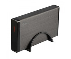 I-tec Mysafe Advanced 3.5" usb 3.0 išorinis dėklas HDD ir ssd diskams sata ii iii juodas aliuminis