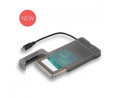 I-tec Mysafe usb-c 3.1 gen 2 lengvas išorinis korpusas 2,5" 9,5 mm sata i/ii/iii HDD diskui.