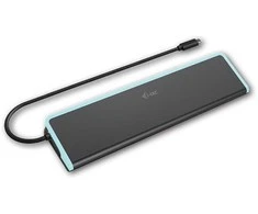 I-tec USB-C prijungimo stotelė metalinė ergonomiška 4k 3x ekrano prijungimo stotelė pd 100w