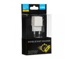 Ibox Įkroviklis jungiama į tinklą i-box c-38 pd30w usb-c
