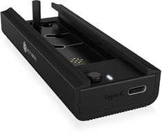 Icy Box ib-180mc-c31 m.2 nvme&amp;sata prijungimo stotelė, usb 3.2 (gen2) type-c, aliuminio