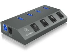 Icy Box IB-HUB1405C 4 prievadų USB 3.0 šakotuvas