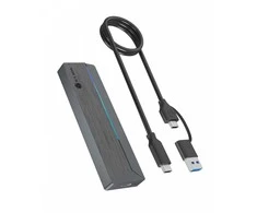 Raidsonic Icy Box M.2 SATA/NVMe SSD Enclosure with USB 3.2 Gen 2 Type-C and RGB light | Garantija IB-1826MCL-CU31 mėn.