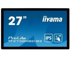 Iiyama prolite tf2738msc-b2 monitorius komputerowy 68,6 cm (27") 1920 x 1080 px full hd led ekran dotykowy przeznaczony dla wielu użytkowników juoda