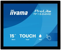 Monitorius iiyama 38.0cm (15'') 4:3 M-Touch HDMI+DP (TF1534MC-B8X)