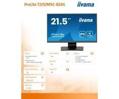Monitorius iiyama ProLite T2252MSC-B2AG