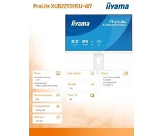 Monitorius iiyama ProLite XUB2293HSU-W7 - 100Hz | Full HD | IPS | 21.5"